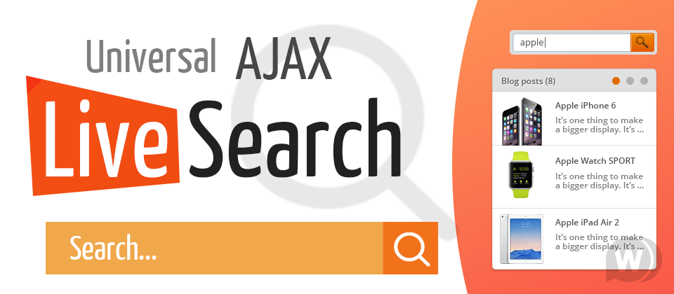 Universal AJAX Live Search v5.4.7无限制版 – Joomla实时搜索插件