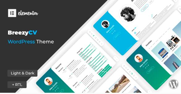 BreezyCV 1.6.0无限制版 – WordPres 简历主题