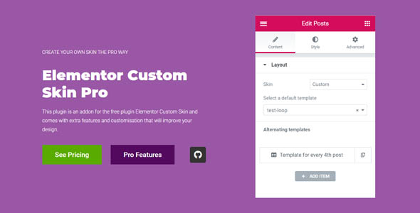 Elementor Custom Skin Pro v3.2.5无限制版 – WordPress自定义皮肤插件