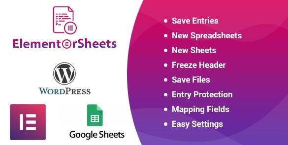 ElementorSheets v4.3 – Elementor Pro表格Google Spreadsheet Addon