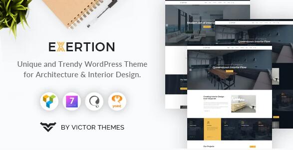 Exertion V1.2无限制版 – WordPress建筑行业主题