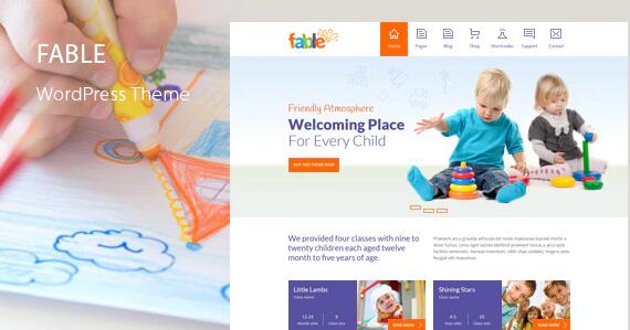 Fable v3.8无限制版 – WordPress儿童教育主题