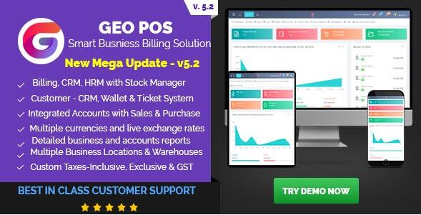 Geo POS v8.0.2无限制版–销售点，开票和库存管理器应用程序
