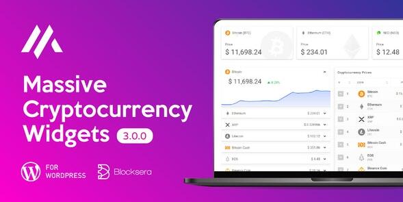 Massive Cryptocurrency Widgets – Crypto Plugin v3.2.9 无限制版(已汉化)