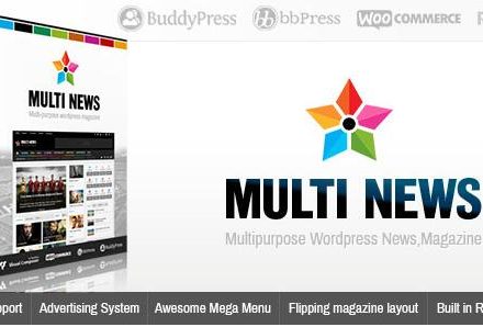 Multinews v2.8破解版(已汉化) – WordPress杂志主题-学课SEO