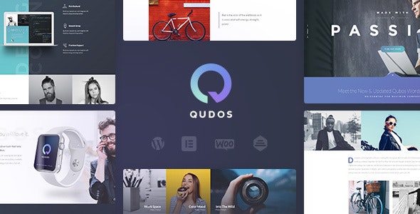 Qudos v1.5.2无限制版–WordPress投资组合和代理主题