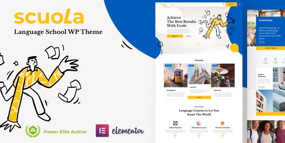 Scuola v9.1无限制版 – WordPress教育网站主题