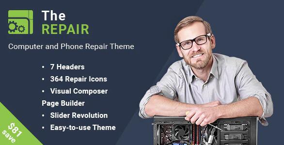 The Repair v2.9.4无限制版 – WordPress电子产品主题