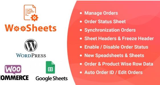 WooSheets v9.2.0(已汉化) –使用Google Spreadsheet管理WooCommerce订单