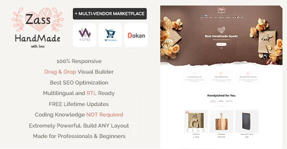 Zass v3.9.9.1 – WordPres艺术家主题