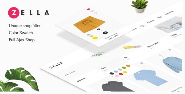 Zella v2.4.0无限制版 – WordPress电子商务主题