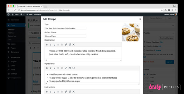 Tasty Recipes v3.15.4 – WordPres美食网站插件