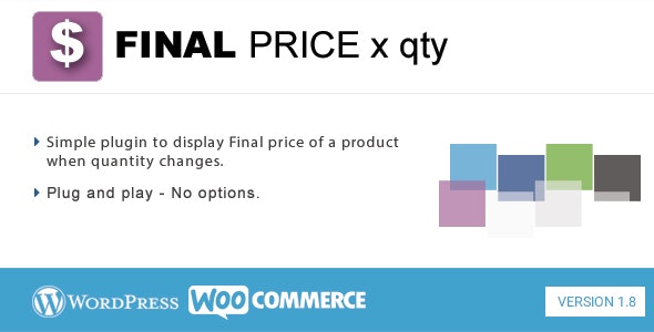Final Price  For WooCommerce v1.9无限制版 – WooCommerce 最终价格插件