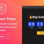 Countdown Timer v1.4.0 - WordPress倒计时插件-学课技术网