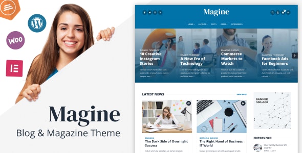 Magine v1.4 – WordPress商业博客主题