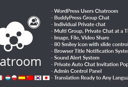 WordPress Chat Room, Group Chat Plugin v1.0.7 - WordPress聊天室插件-学课SEO