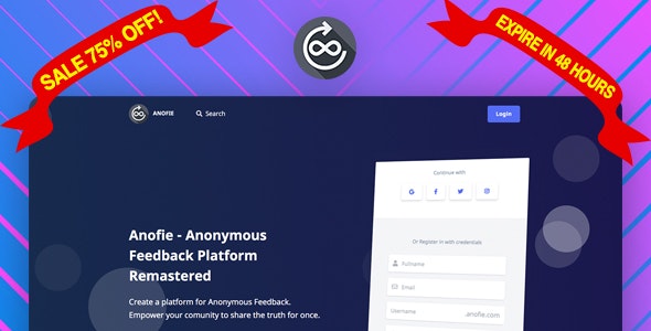 Anofie Pro v1.0.2 – WordPress匿名反馈系统