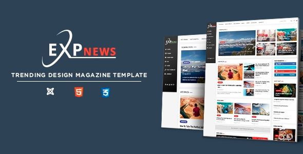 Sj ExpNews v3.9.20 – Joomla高级博客模板