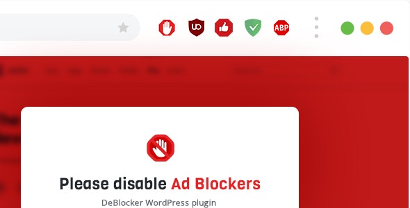 DeBlocker v3.4.12（已汉化） –用于WordPress插件的反AdBlock