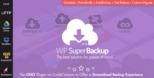 Super Backup & Clone v2.4无限制版（已汉化） – WordPress数据备份迁移克隆插件