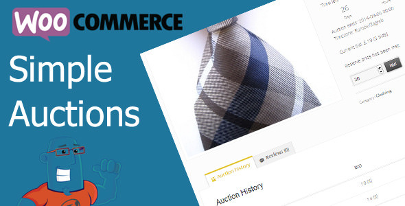 WooCommerce Simple Auctions v3.0.5（已汉化） – WooCommerce简单拍卖插件