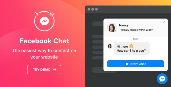 Facebook Chat v1.2.1无限制版（已汉化） – WordPress Facebook聊天插件