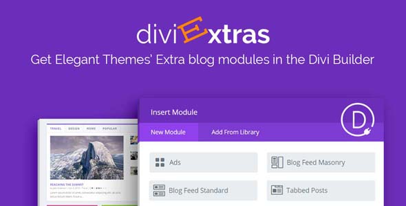 Divi Extras v1.1.14 – 添加到 Divi Builder 的额外主题博客模块