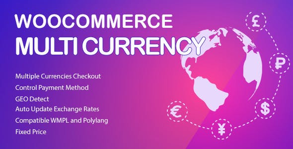 WooCommerce Multi Currency v2.3.11(已汉化) – WooCommerce 货币切换插件