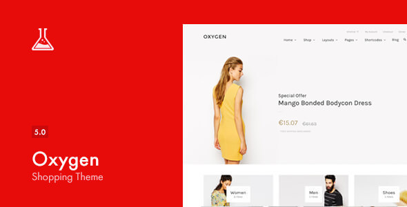 Oxygen v6.04 – WooCommerce WordPress 主题