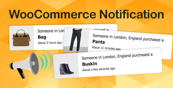 WooCommerce Notification v1.6.9(已汉化) – 促进您的销售