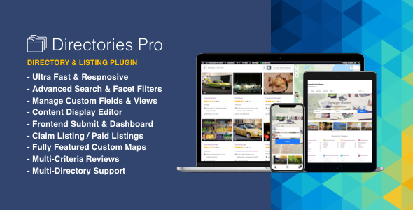 Directories Pro v1.14.38 – WordPress目录插件