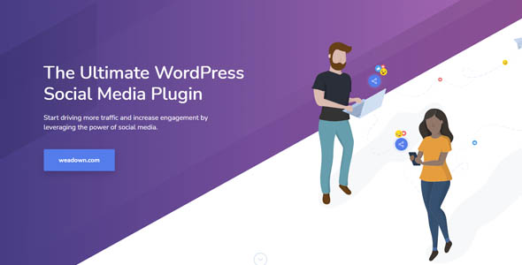 Social Snap Pro 1.1.8.3无限制版 – WordPress 社交媒体插件