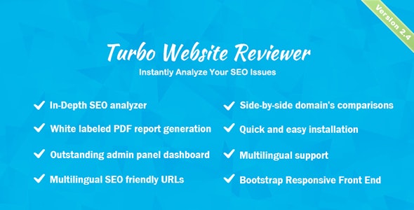 Turbo Website Reviewer v3.2 无限制版– 深入的 SEO 分析工具