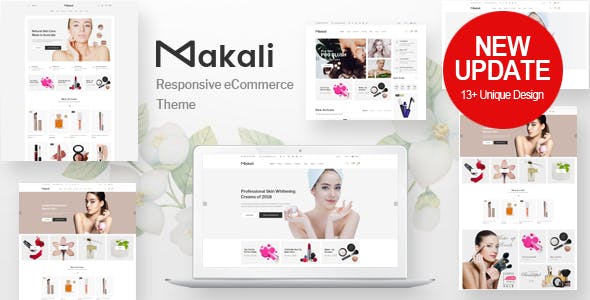 Makali v1.4.5 – Woocommerce WordPress 的化妆品美容主题