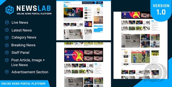 NewsLab v1.2无限制版 – 新闻门户源码