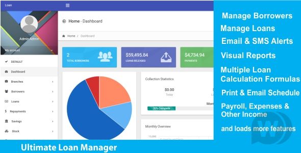 Ultimate Loan Manager v3.0无限制版 – 在线贷款管理系统