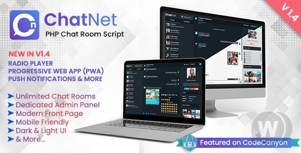 ChatNet v1.11无限制版（已汉化） – PHP Ajax 聊天室和私人聊天脚本