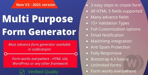 Multi-Purpose Form Generator & docusign (All types of forms) with SaaS v4.8 无限制版