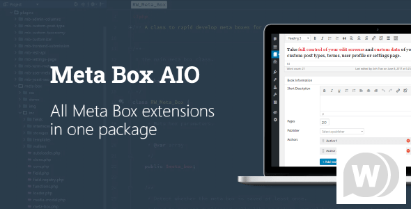 Meta Box AIO v3.0.0（已汉化） – WordPress 元框和自定义字段插件