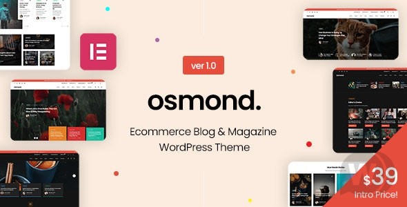 Osmond v1.3 - 电子商务杂志 WordPress 主题-学课技术网