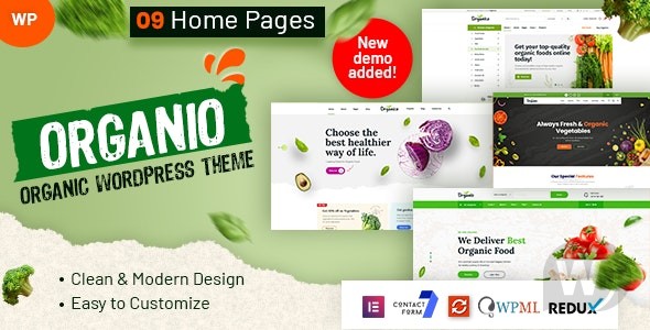 Organio v1.6.0 – WordPress 有机商店