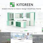KitGreen v3.0.2  - WordPress 现代厨房和室内设计主题-学课技术网