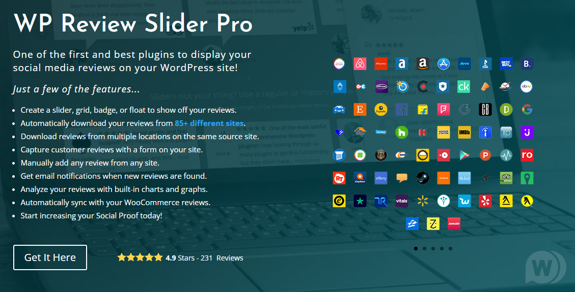 WP Review Slider Pro (Premium) v12.3.1(已汉化)