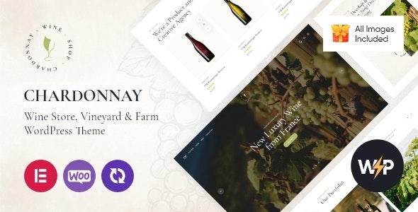 Chardonnay v1.19.0 – WordPress葡萄酒商店和葡萄园主题