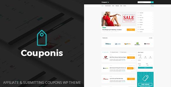 Couponis v3.2.1 – 附属和提交优惠券 WordPress 主题