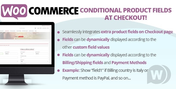 WooCommerce Conditional Product Fields at Checkout v5.9(已汉化)
