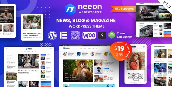 Neeon v3.1.0 –  WordPress新闻网站主题