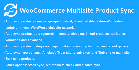 WooCommerce Multisite Product Sync v2.2.0 – WooCommerce 多站点产品同步插件