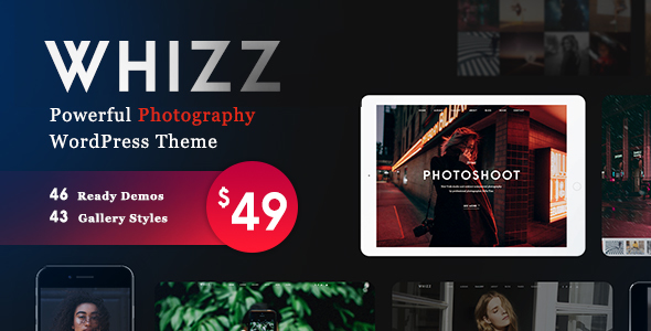 Photography Whizz v2.3.1 –  WordPress 摄影主题