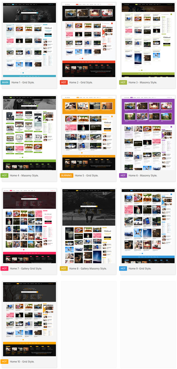 Showcase v3.6 – 响应式 WordPress 网格/砌体博客主题插图(1)